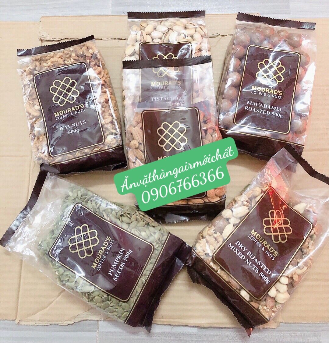 [Beautiful Date October 2027] Mourad's Australian Almonds 500 Gram Pack