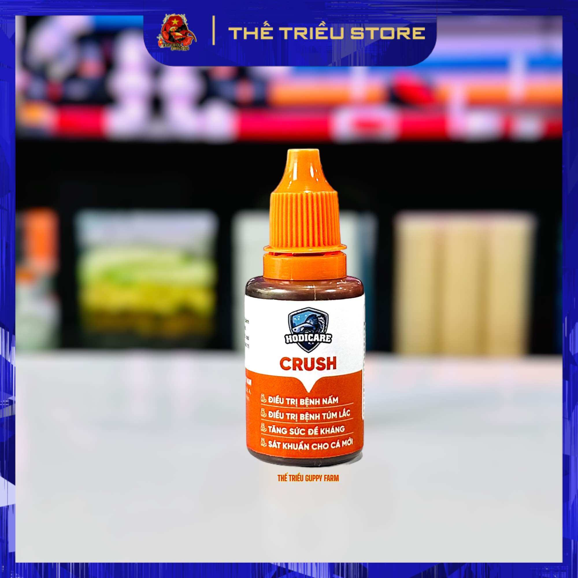 Crush - Healing - Ulti. Bộ 3 sản phẩm dưỡng cá ( Nấm, túm, lắc, lừ đừ, sổ giun sán, kí sinh trùng….)