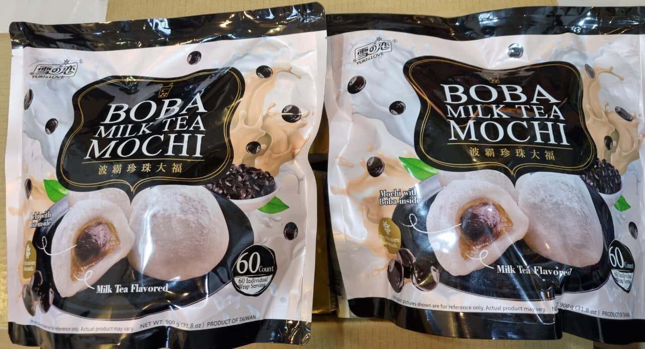 BÁNH MOCHI TRÀ SỮA TRÂN CHÂU BOBA MILK TEA MOCHI - TÚI 60 BÁNH