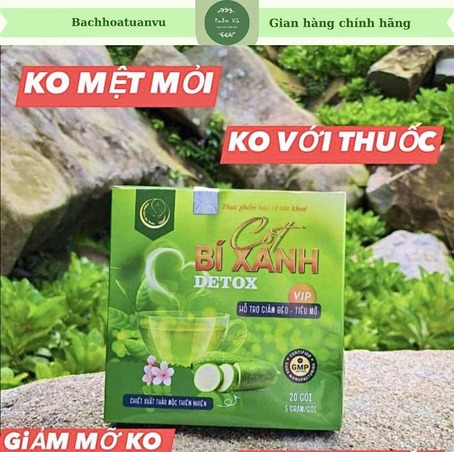 Cốt bí xanh detox - hỗ trợ giảm cân