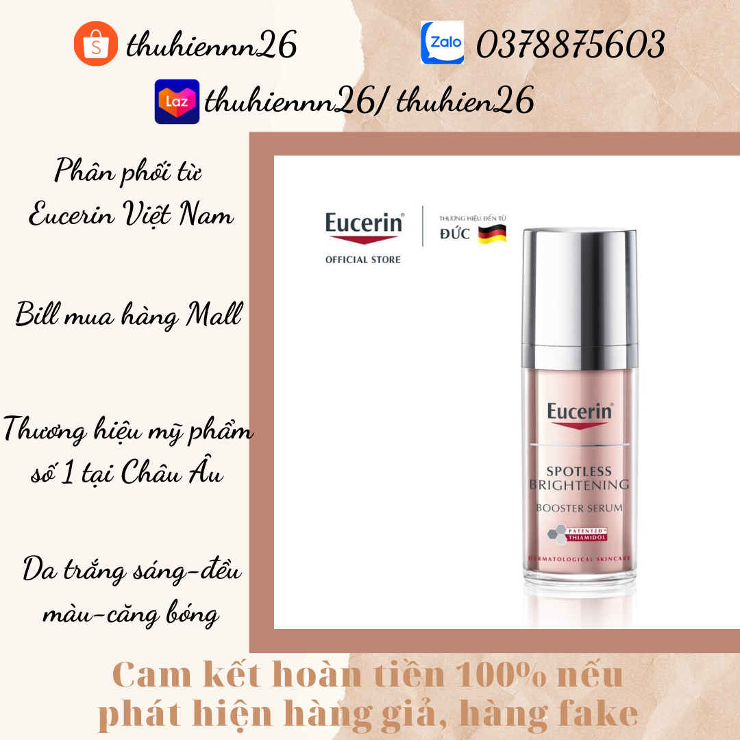 Tinh chất giảm thâm nám và dưỡng trắng da Eucerin Spotless Brightening Booster Serum 30ml