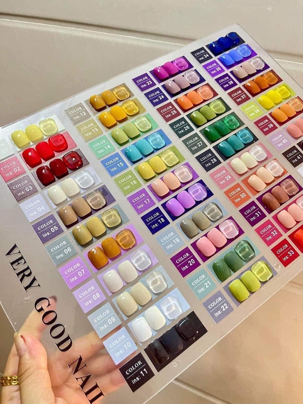Sét Sơn Gel Verry Good Nail 44 màu chính hãng