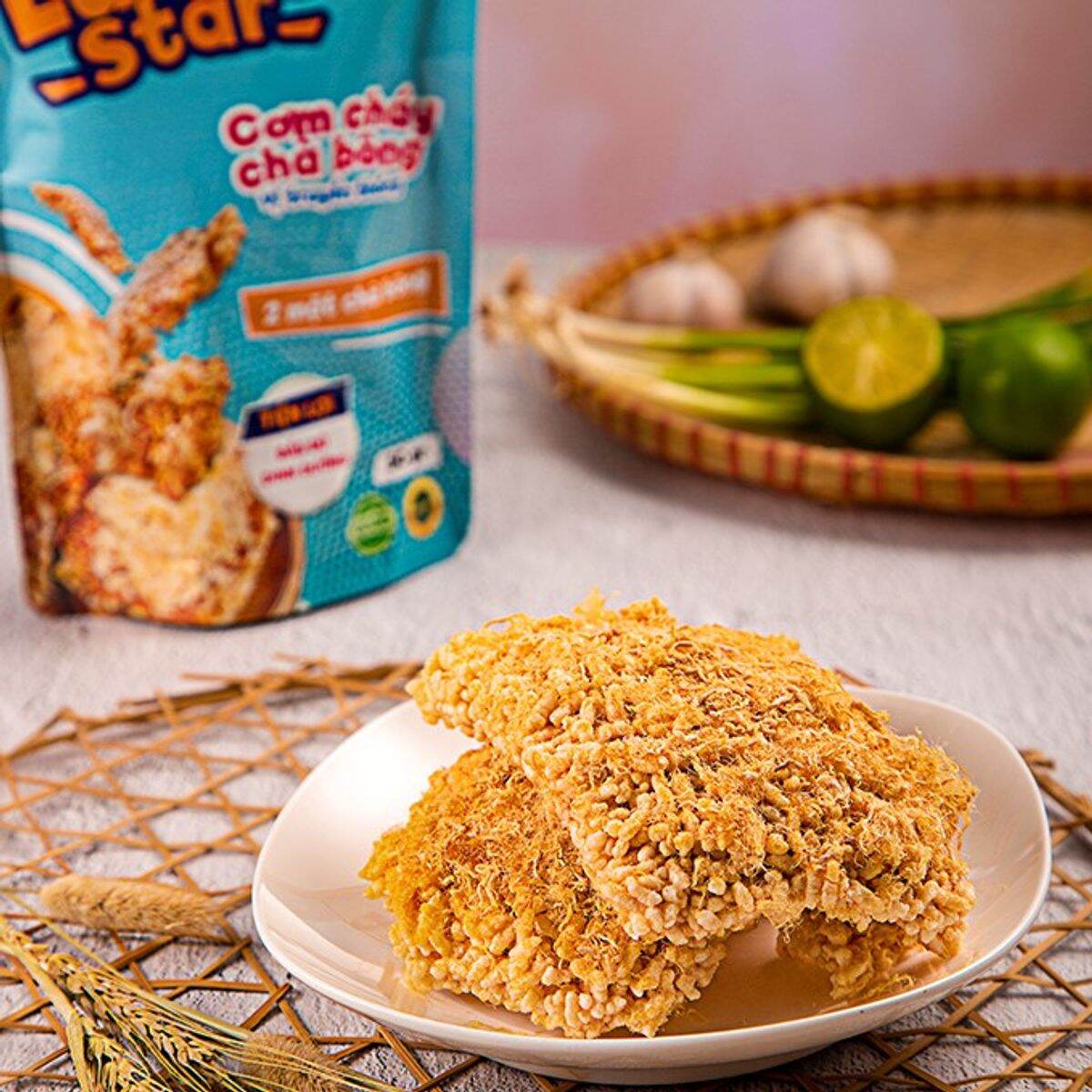 CƠM CHÁY CHÀ BÔNG VỊ PHÔ MAI