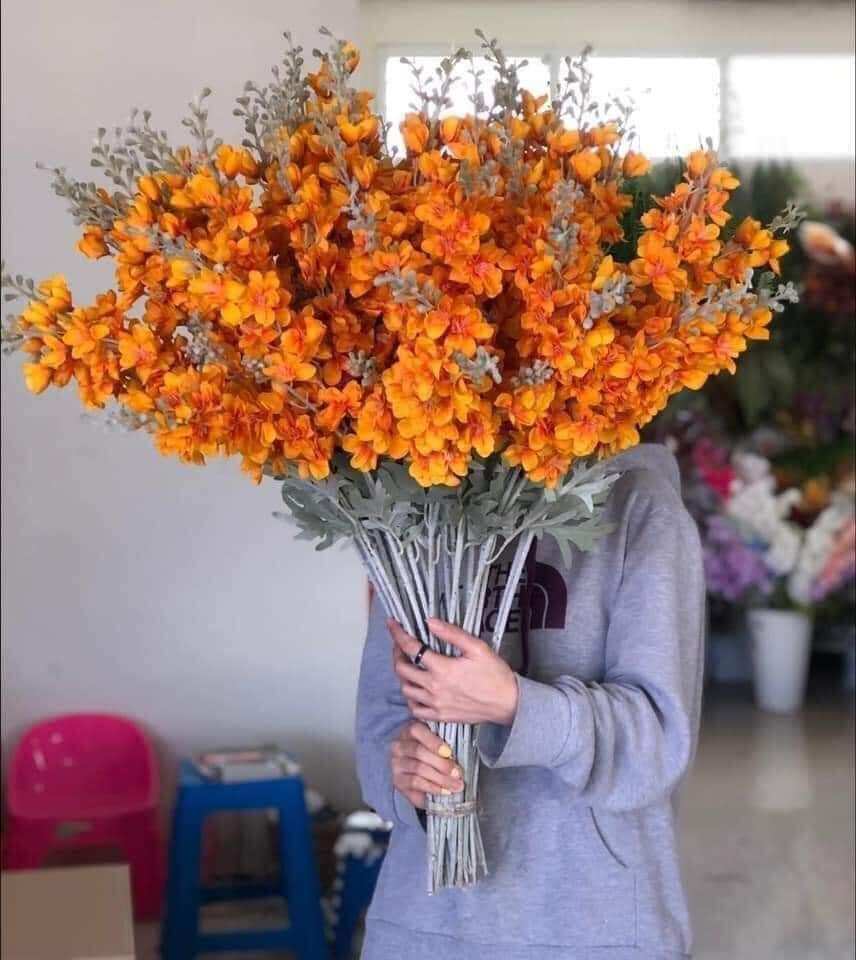 Cành Hoa Phi Yến Kép Hoa Giả Cao cấp nhập khẩu