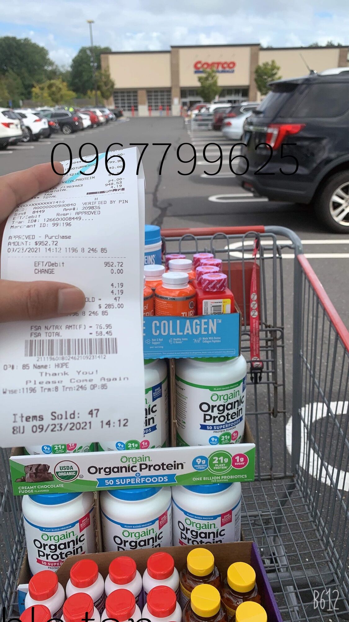 [HCM]Bột đạm Orgain Organic Protein bột đạm thực vật hữu cơ [Hàng Mỹ]