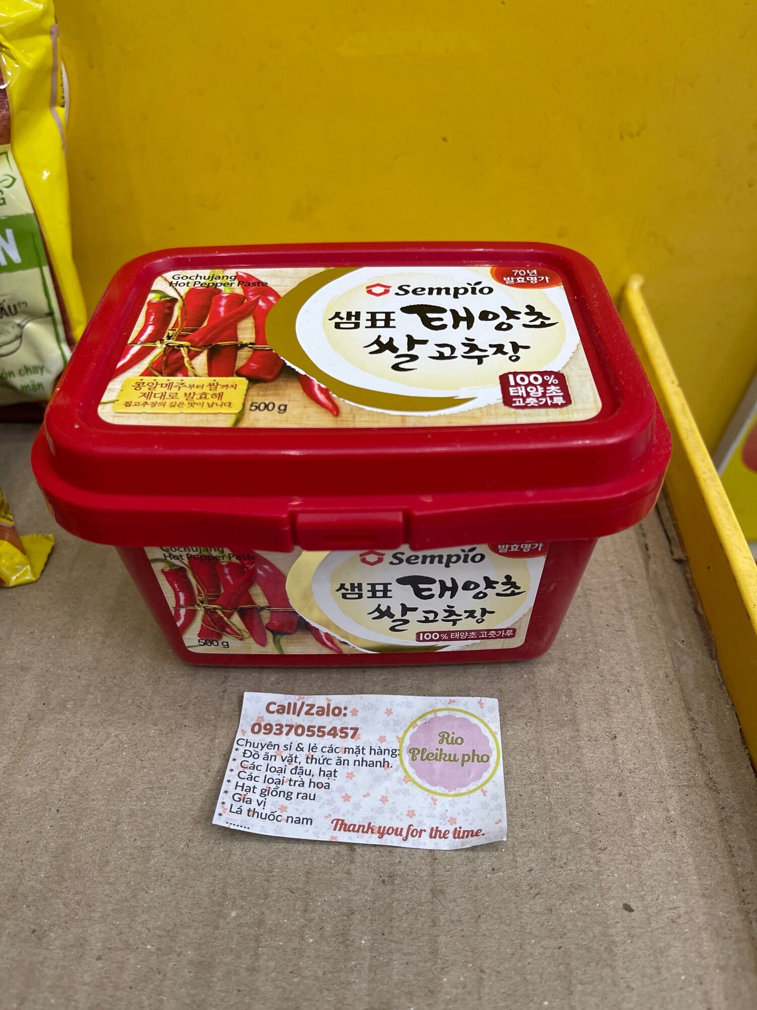 500gr tương ớt Hàn Quốc