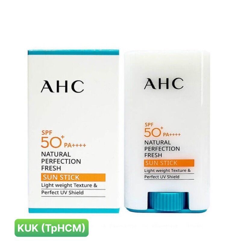  Thanh Lăn Chống Nắng AHC Natural Perfection Fresh Sun Stick 17g 