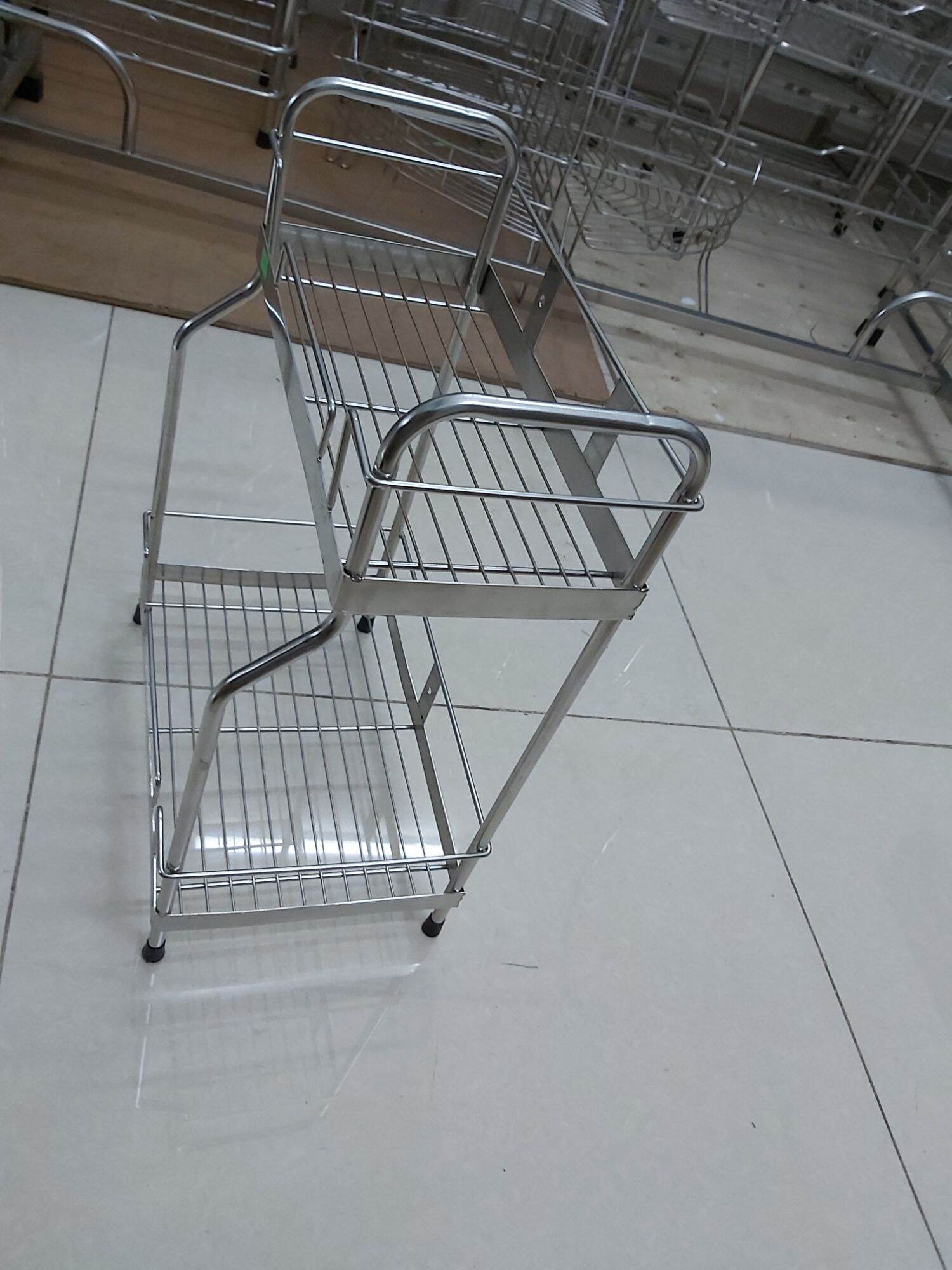 Kệ gia vị lệch sus 304 2 tầng