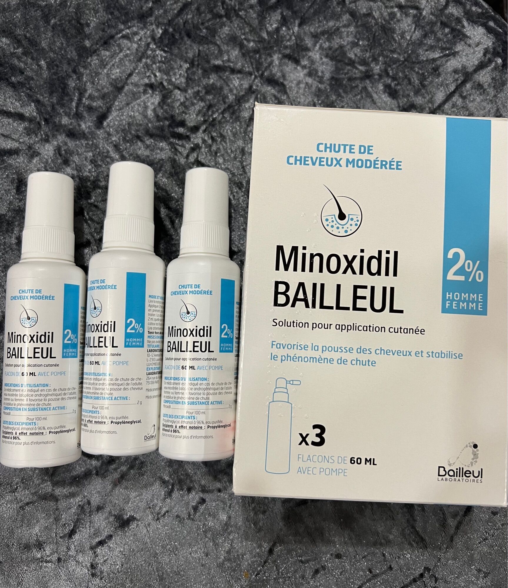 Minoxidil 2% kích thích mọc tóc, ngăn ngừa rụng tóc - hàng chuẩn Pháp