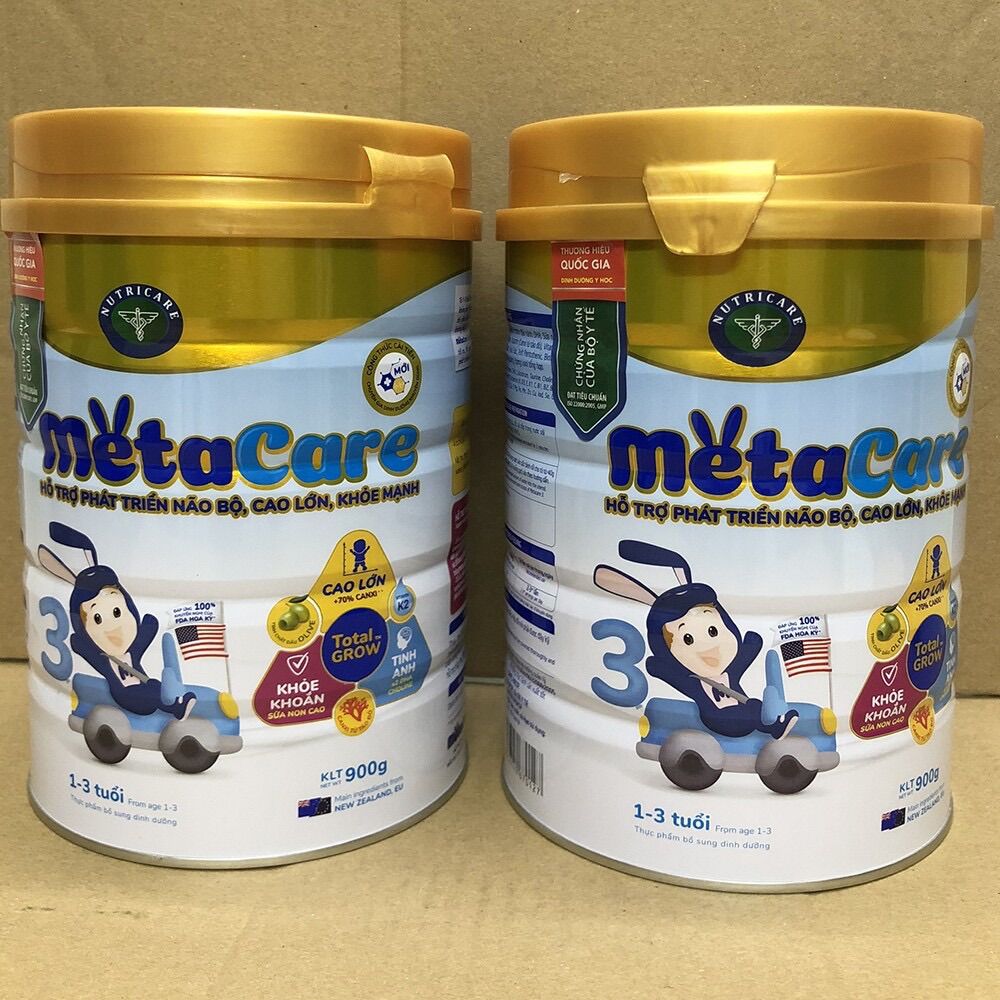 Sữa bột Meta Care 3 900g