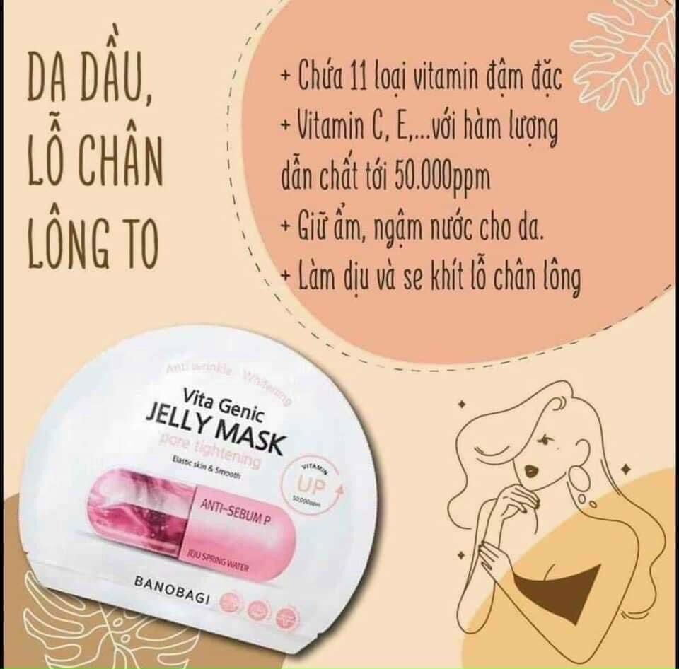 Mặt nạ dưỡng trắng cấp ẩm Banobagi