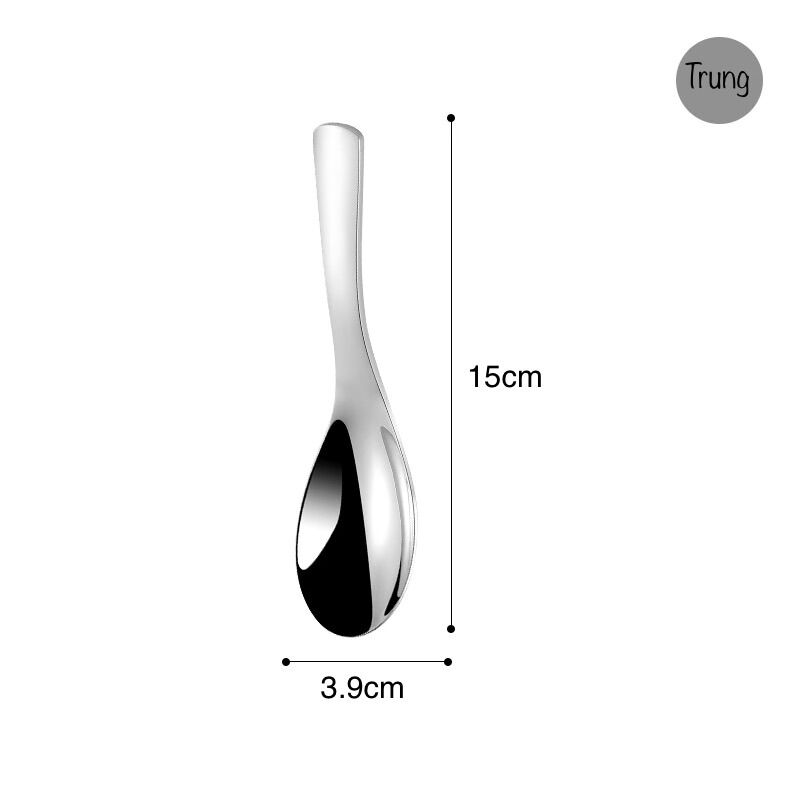 Muỗng, Thìa Cơm Phở Súp Inox SU304 - M119