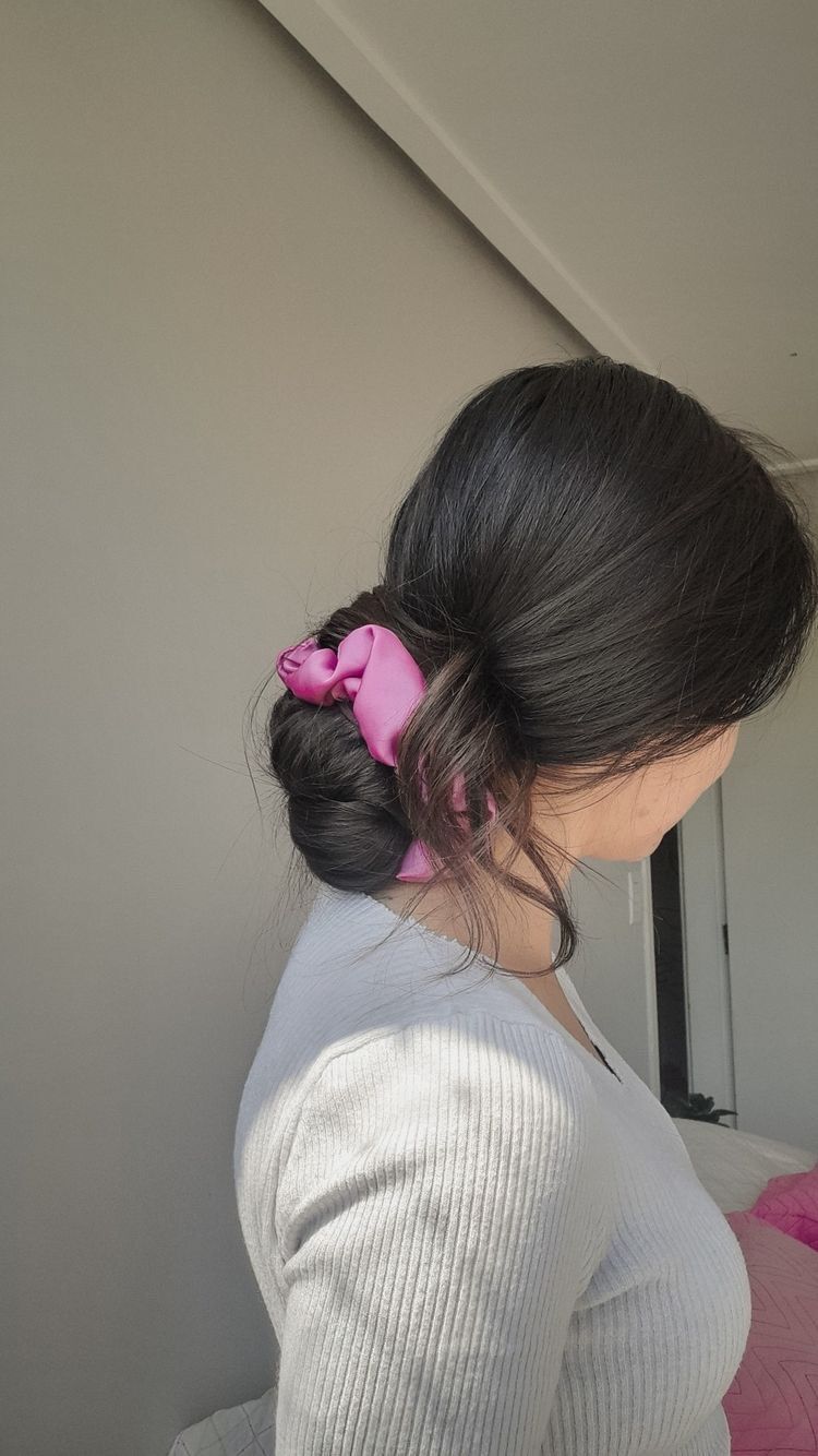 Cột tóc SCRUNCHIES lụa vải đẹp