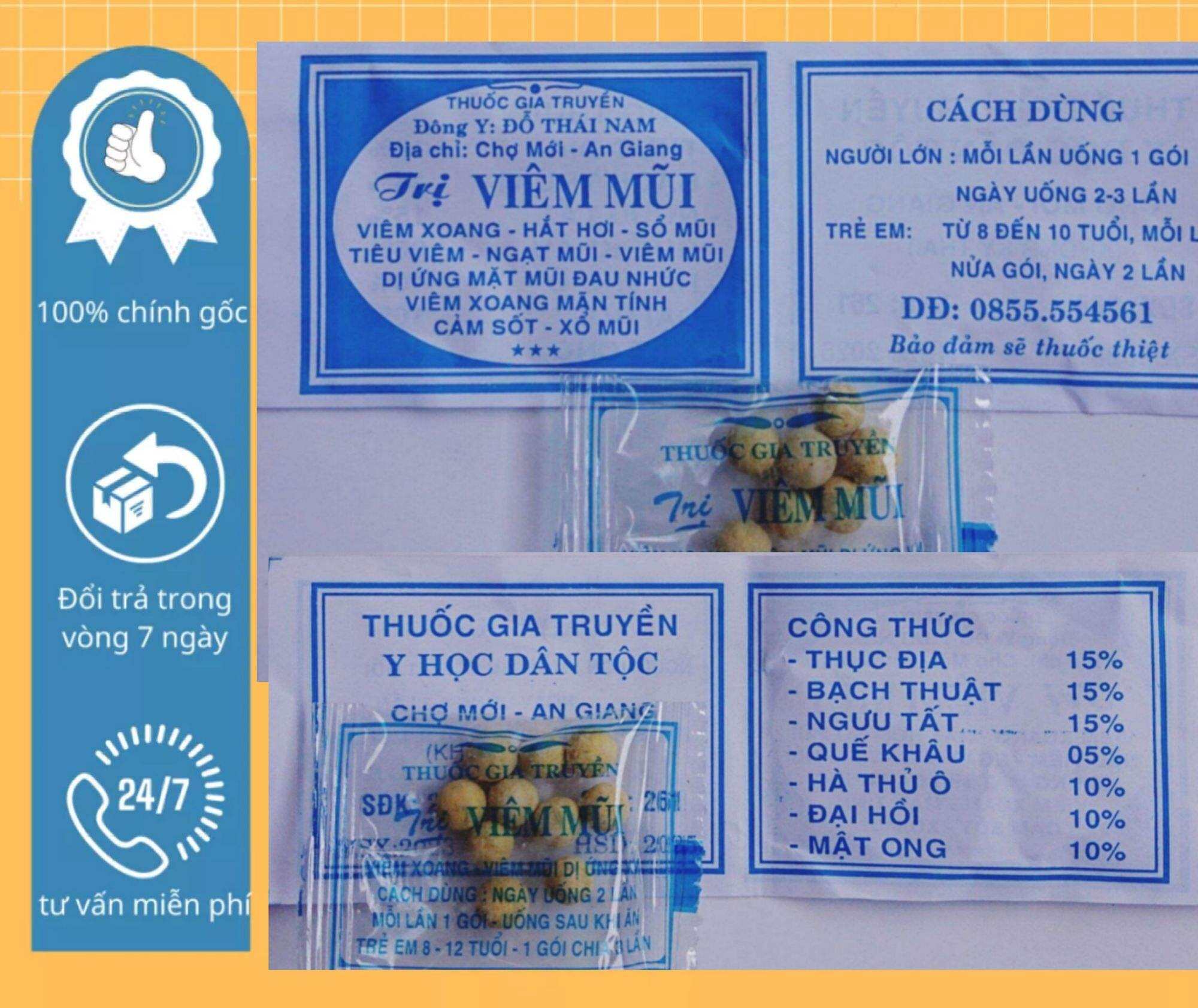 100gói VIÊM MŨI VIÊM XOANG Đỗ Thái Nam