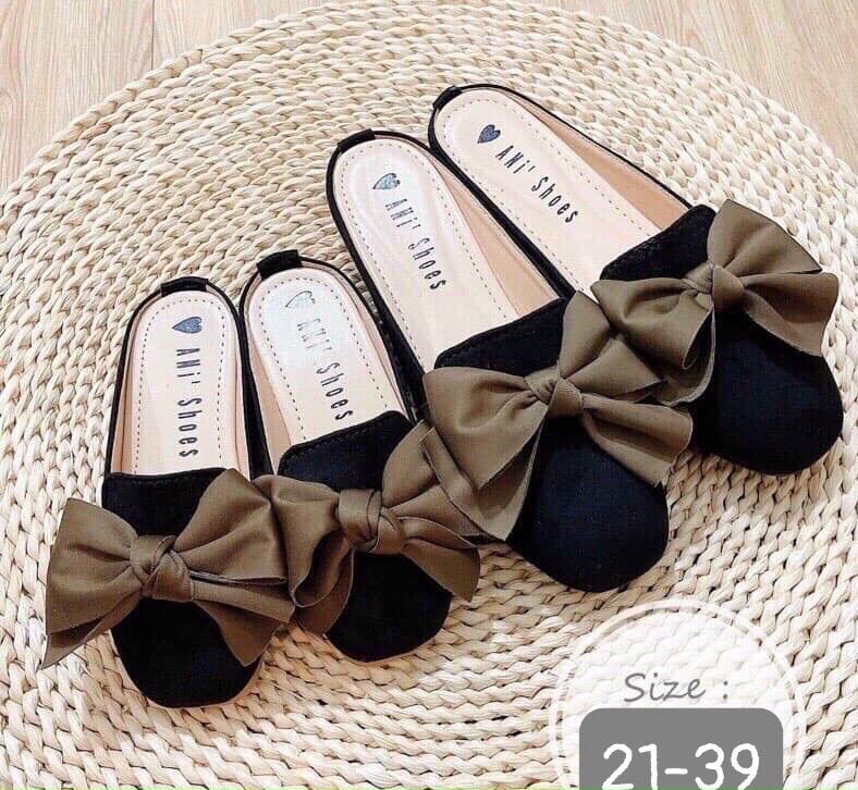 Sục bé gái sục mẹ và bé nơ nâu size 21 đến size 39