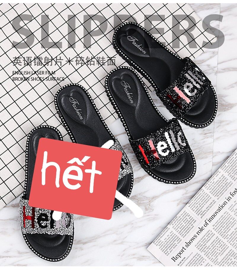 Dẹp Nhựa Đính Kim Sa Lấp Lánh