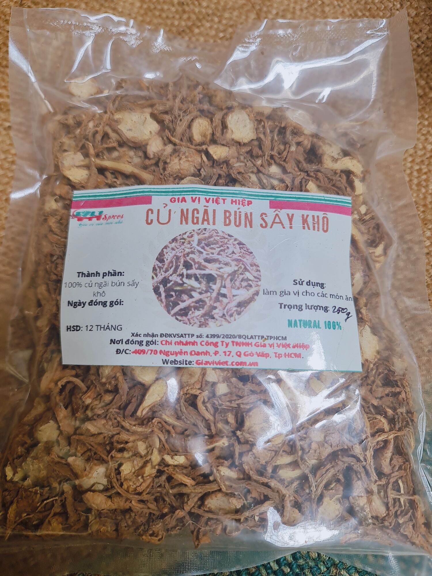 Củ Ngãi Bún sấy khô 1kg