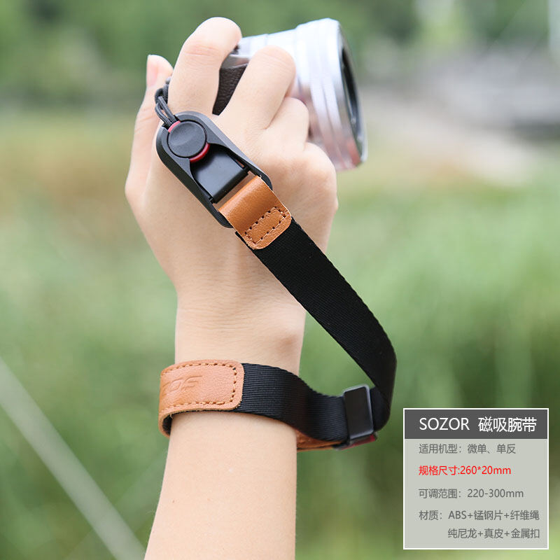 Dây Đeo Cổ Tay Máy Ảnh Nhanh Dây Đeo Vai Dày Cho Máy Ảnh Phản Ứng Đơn Micro DSLR Tương Thích Với Fujifilm XT50 XS20 Nikon Z30