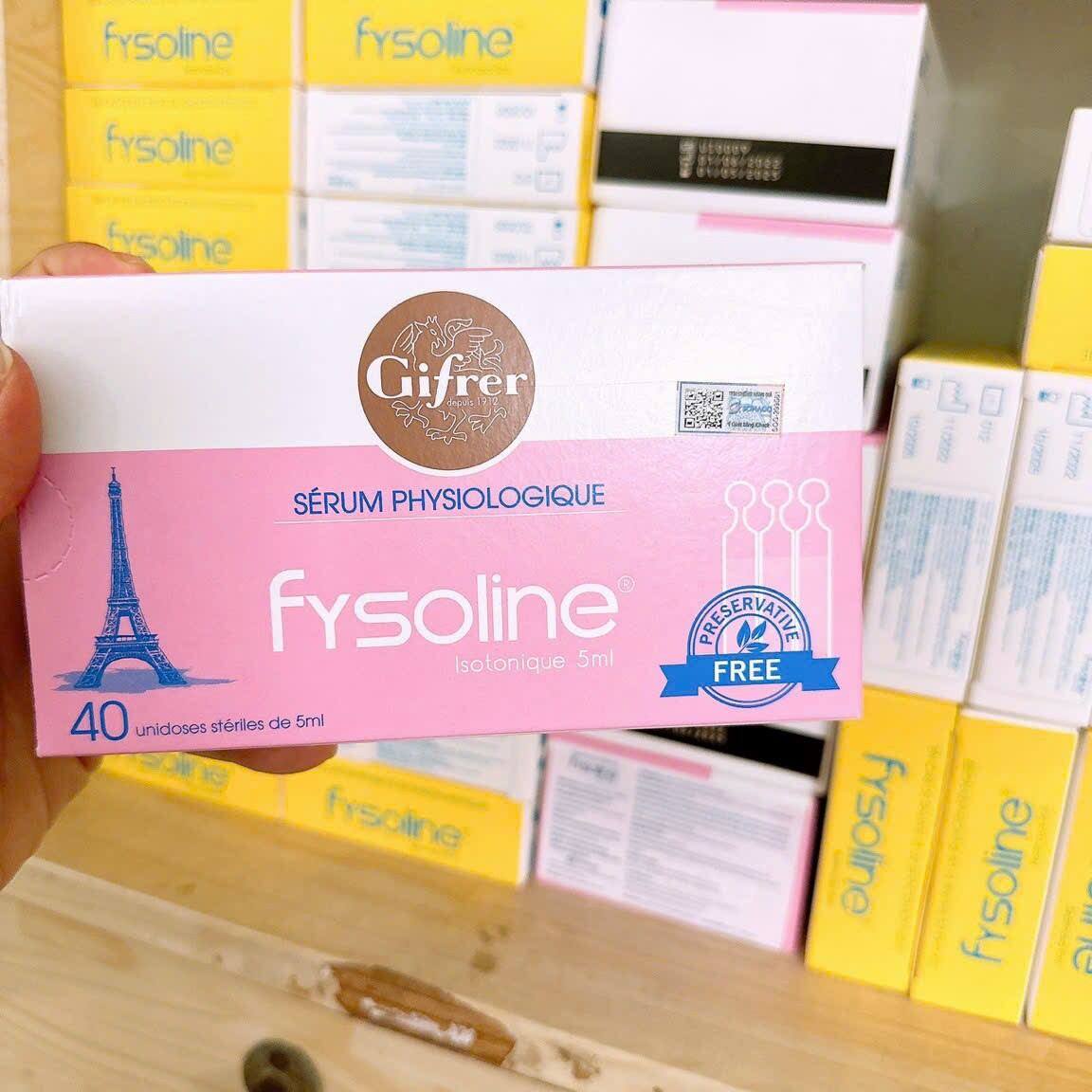 Chỉ 4k/tuyp Nước muối sinh lý Pháp Fysoline