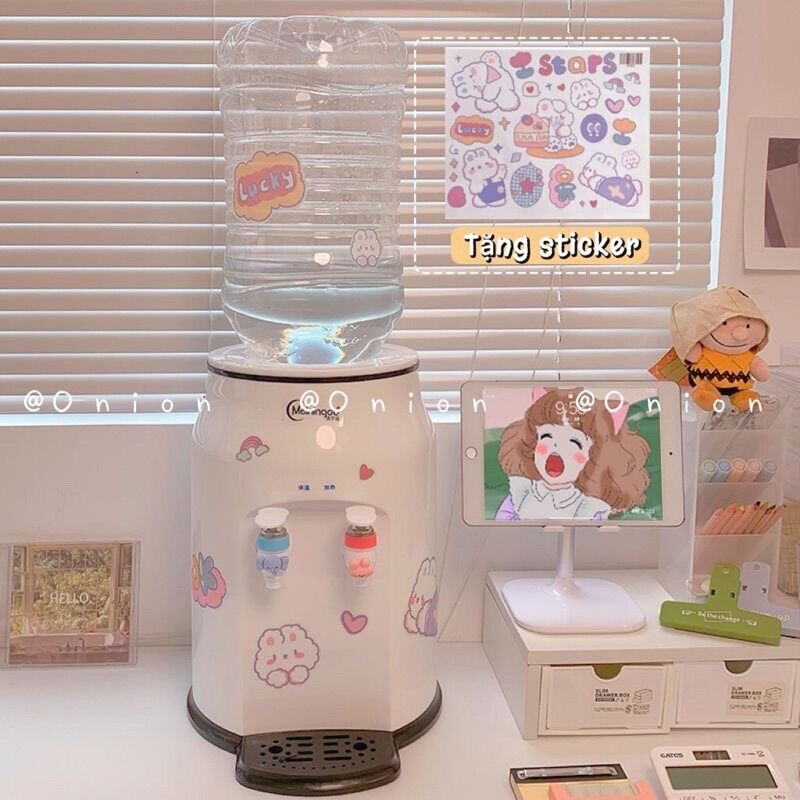 Cây nước nóng lạnh mini để bàn làm việc bàn học