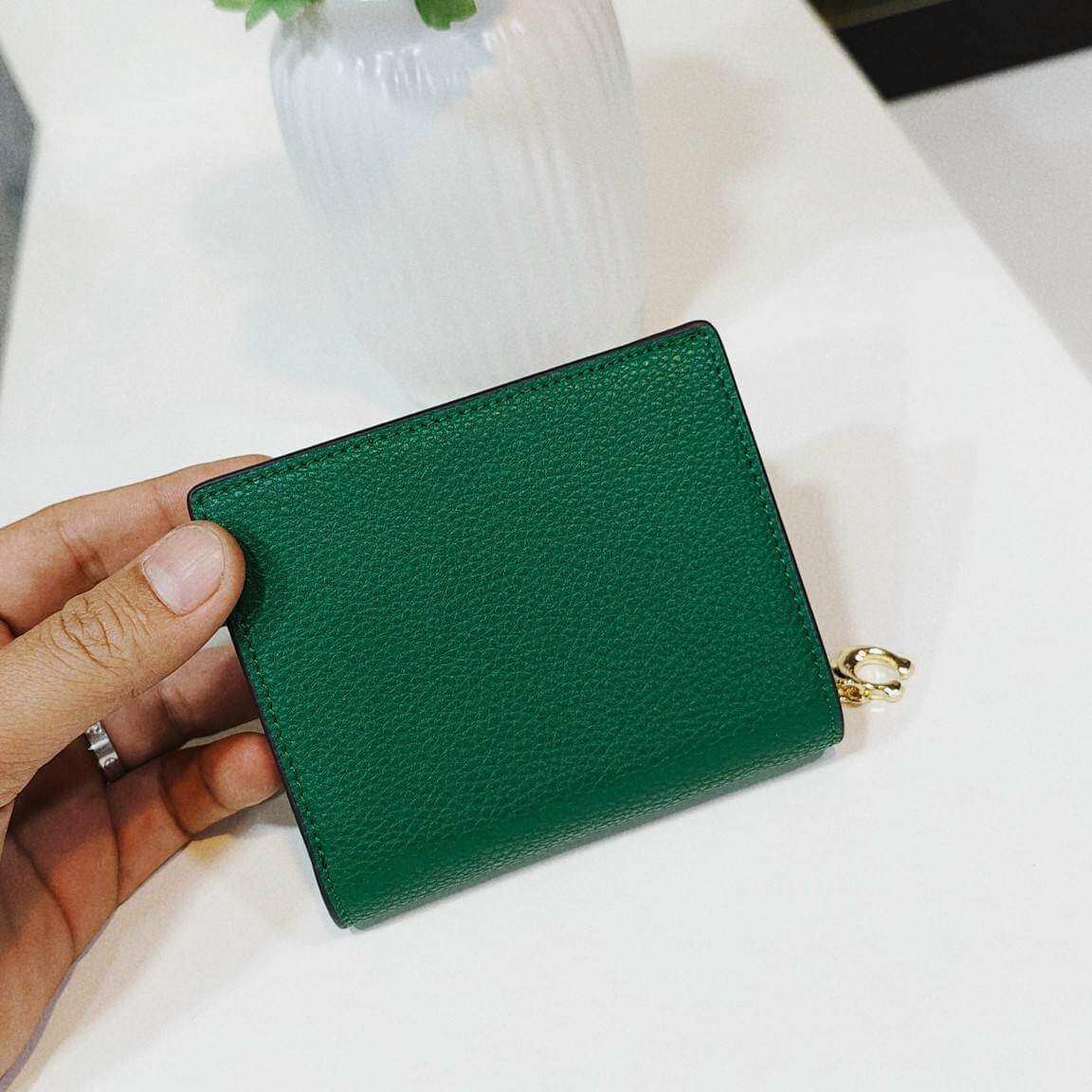 VÍ COACH® chất da rất dầy dặn da 🐂 100% xịn sò