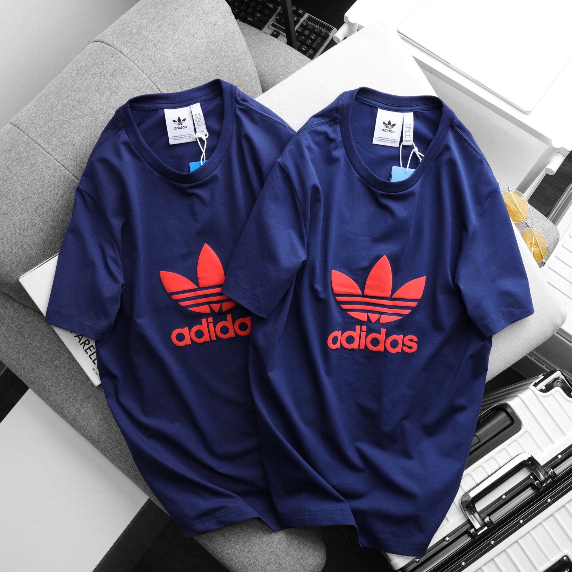 Áo thun ngắn tay Adidass tuồn xịn full tag cod chuẩn auth
