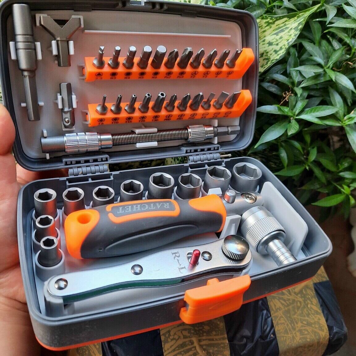 Bộ tu vít ,khẩu đa năng 38 chi tiết cao cấp