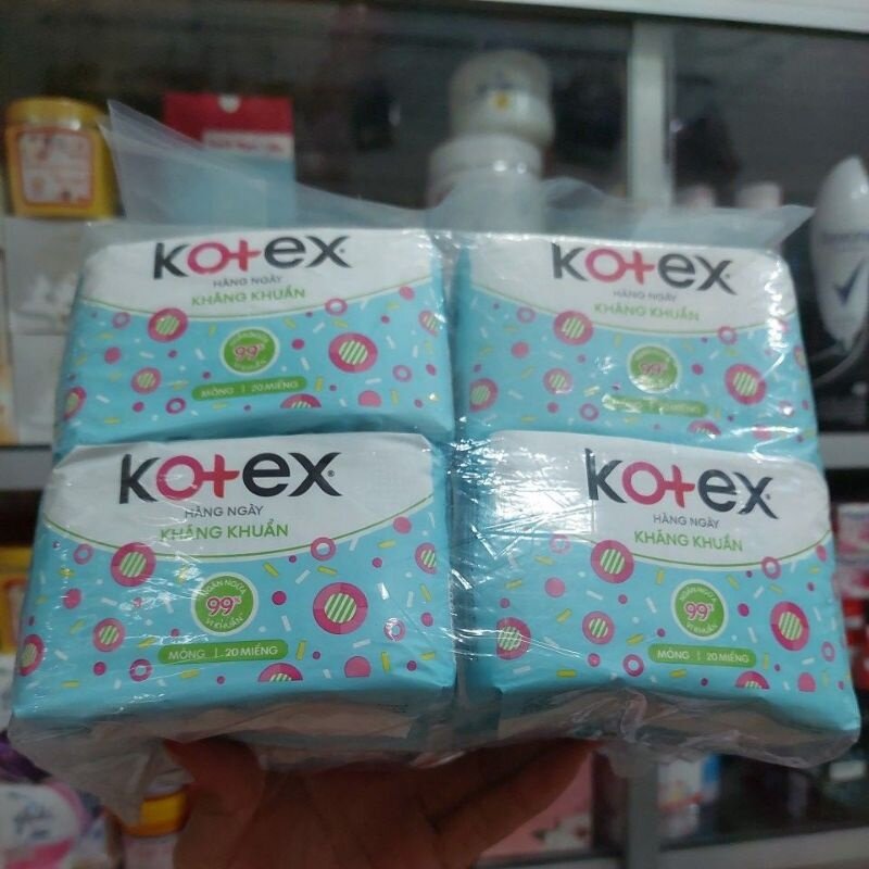 Combo lốc 8 gói băng vệ sinh kotex hàng ngày