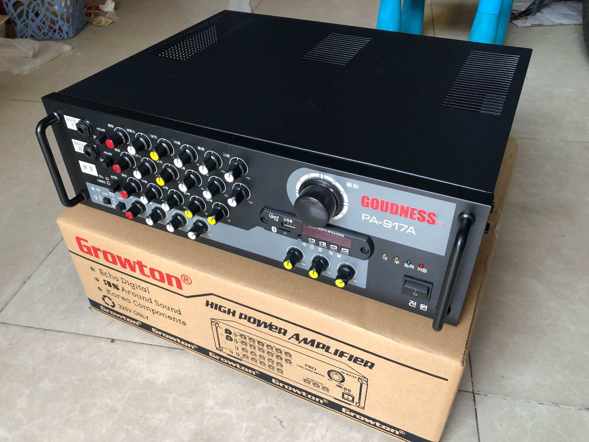Amply Goudness PA-917A chạy 8 sò bluetooth 5.0 cs 600w