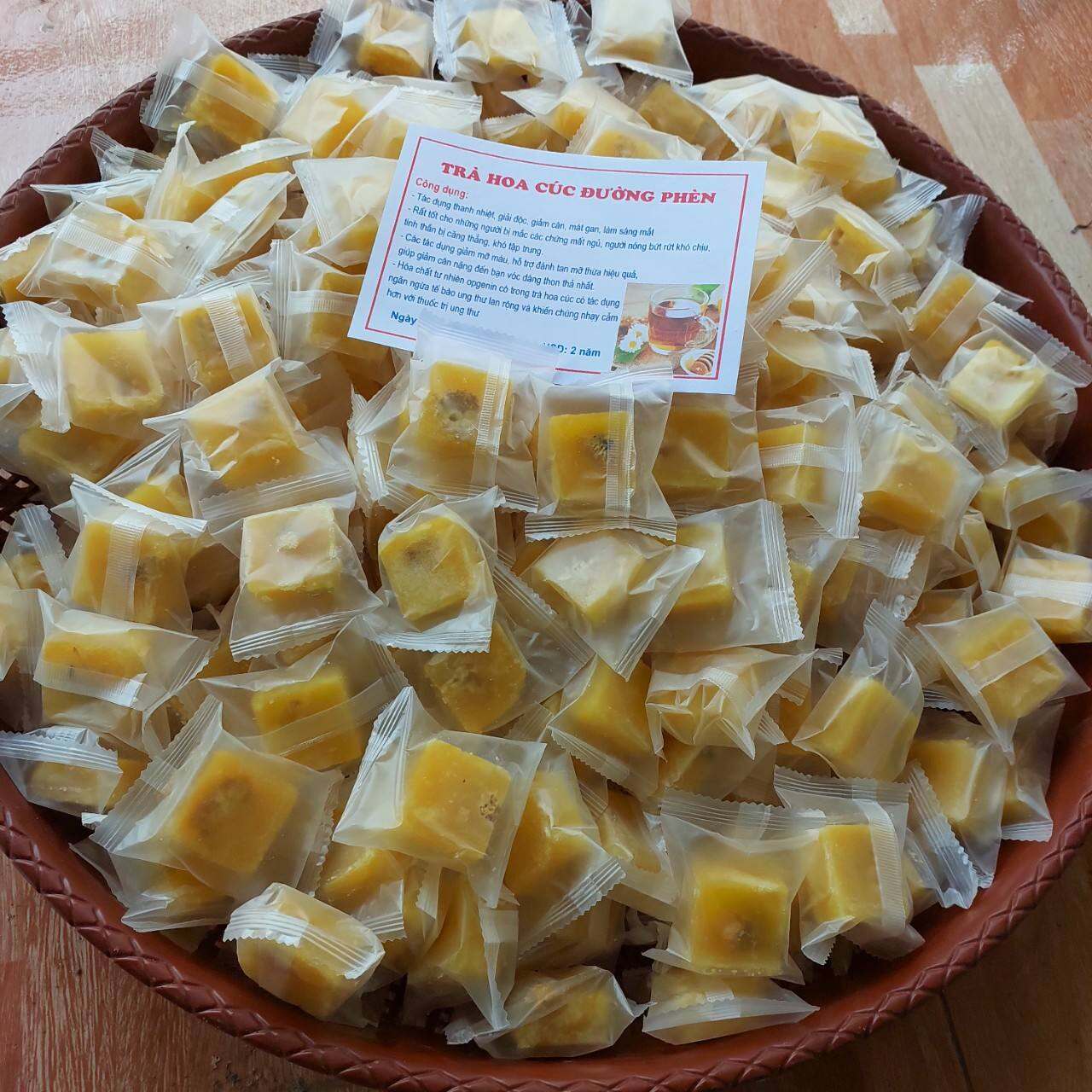 1kg trà hoa cúc đường phèn cao cấp