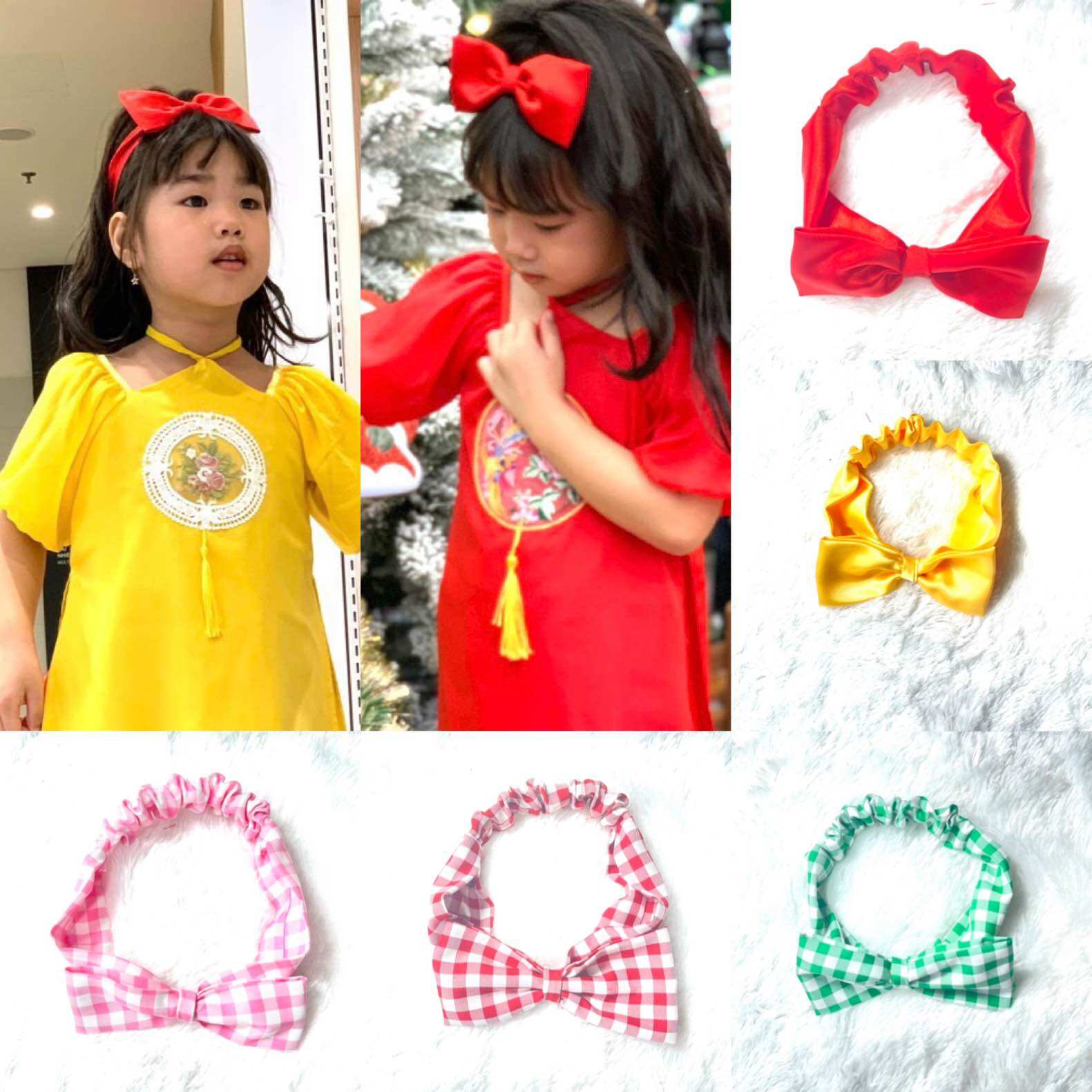 Băng đô bé gái dễ thương bitikids từ 1 đến 8 tuổi.