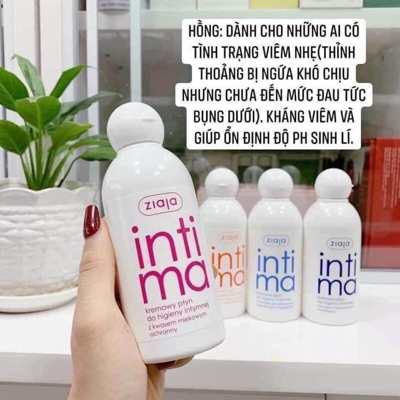 Dung dịch rửa vệ sinh dạng sữa intima ziaja 200ml