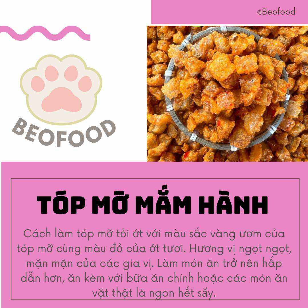 Tóp mỡ mắm hành 250g siêu ngon