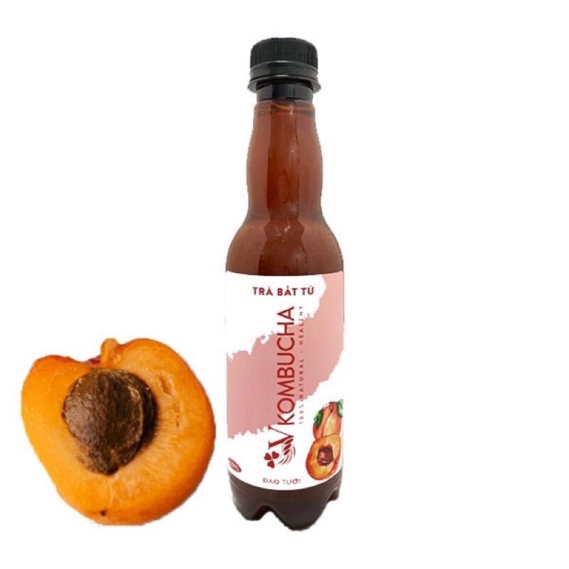 Combo Trà Kombucha 4 Vị: Dâu, Đào, Sâm Dứa, Trà Xanh