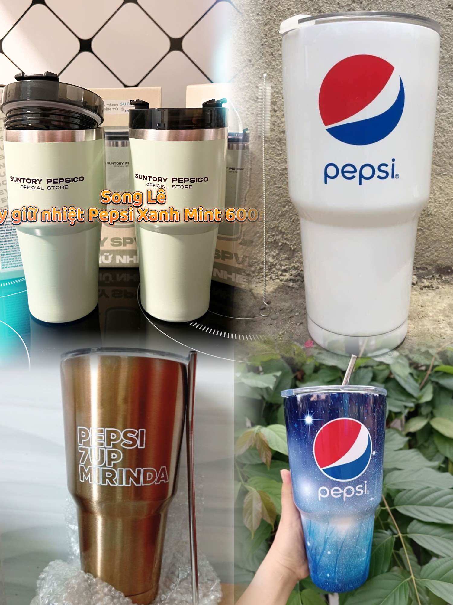 Ly giữ nhiệt 900ml pepsi white/ pepsi gold/ aw galaxy 900ml