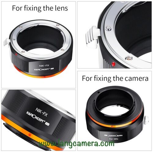 Ngàm chuyển AI-FX Pro hiệu K&F Concept (sử dụng lens Nikon trên máy ảnh Fujifilm)