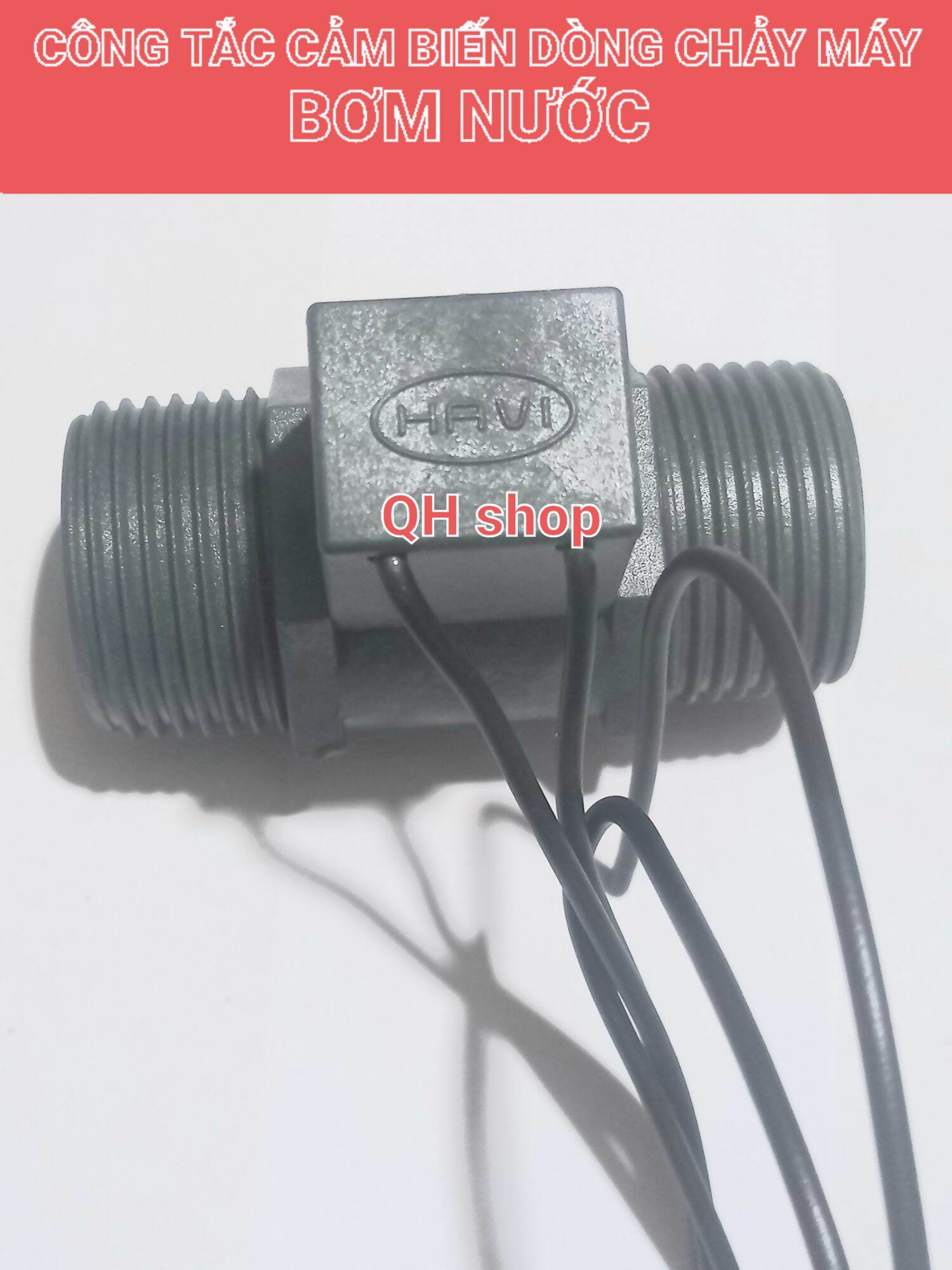 Công tắc cảm biến dòng chảy cho máy bơm nước tăng áp thế hệ mới 2 đầu ren ngoài 34 mm
