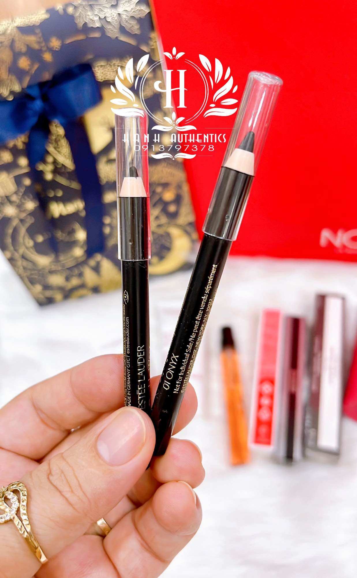 Chì kẻ mắt estee lauder 01 onyx
