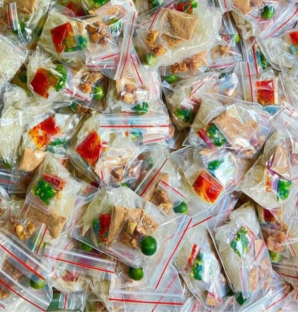 5 Bịch Bánh Tráng Tốp Mỡ 15k