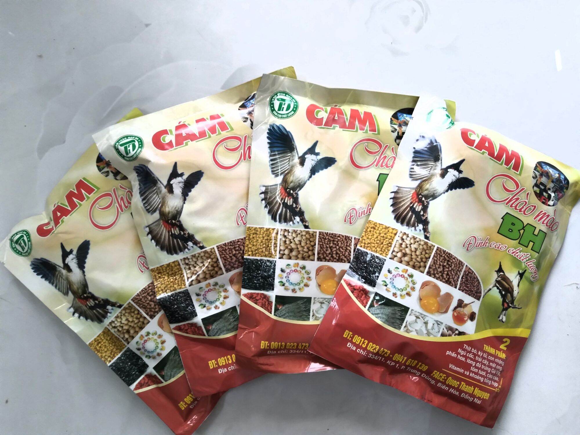 Cám chim chào mào BH (số 2) cám đấu 200g