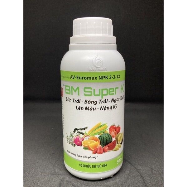 Phân bón lá - bm super k - 500ml