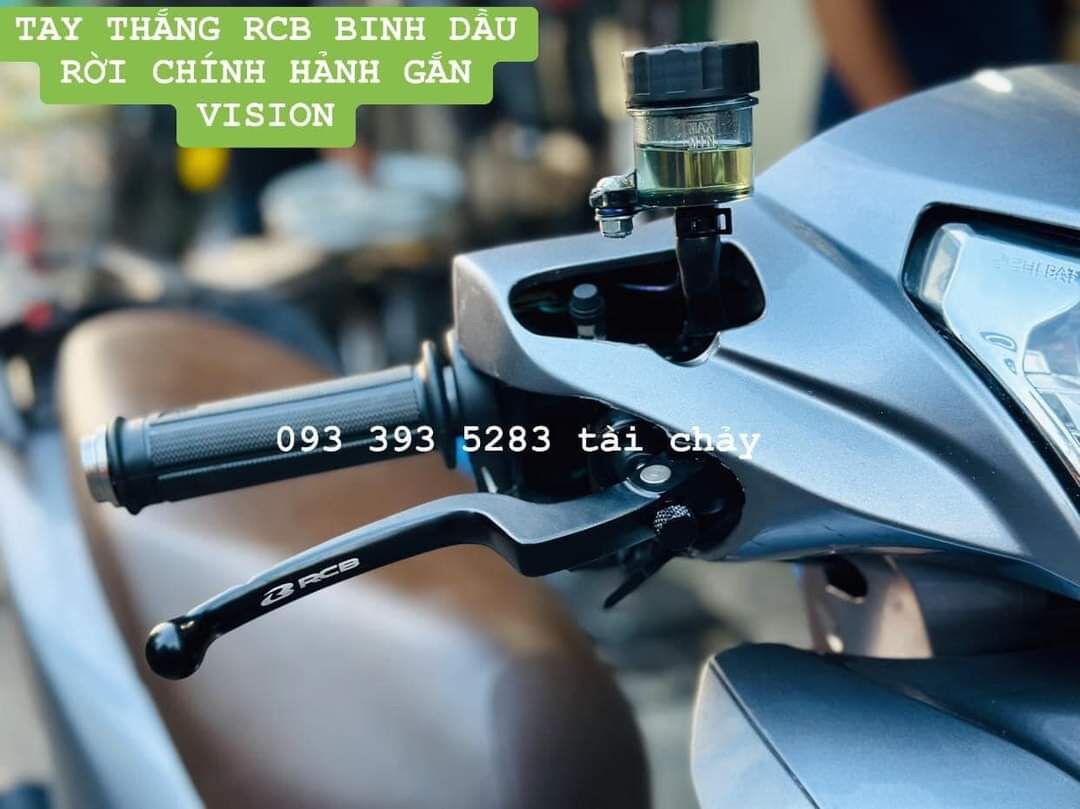 [ 1 CẶP ] TAY THẮNG RCB  BÌNH DẦU RỜI GẮN VISION / AB / VARIO