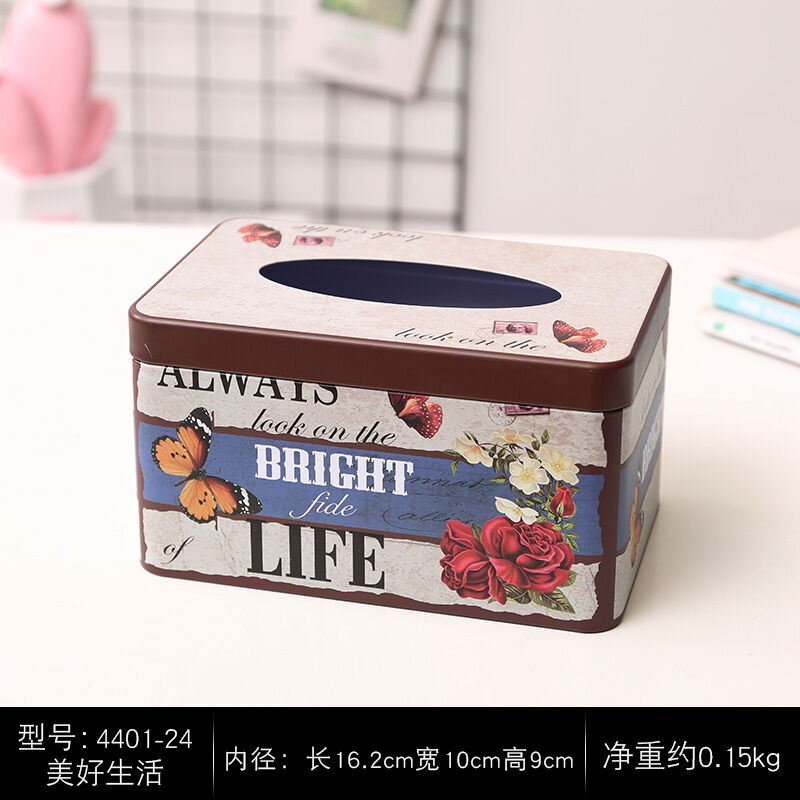 Hộp khăn giấy cao cấp sáng tạo hộp rút giấy dùng trên xe nhà ăn phòng khách gia dụng hộp khăn ăn giấy rút nổi tiếng trên mạng sang trọng