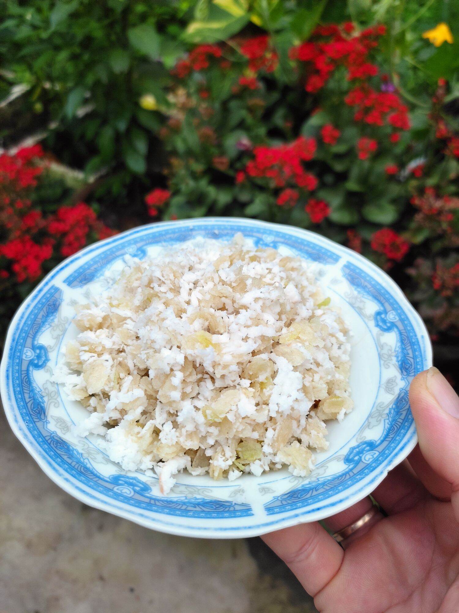 Cốm dẹp trắng trà Vinh túi 500gr