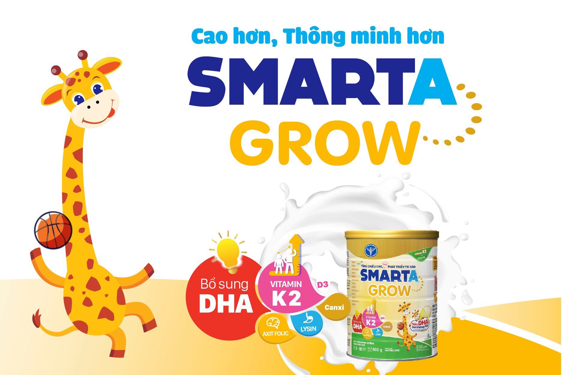 Sữa Smarta Grow 900g