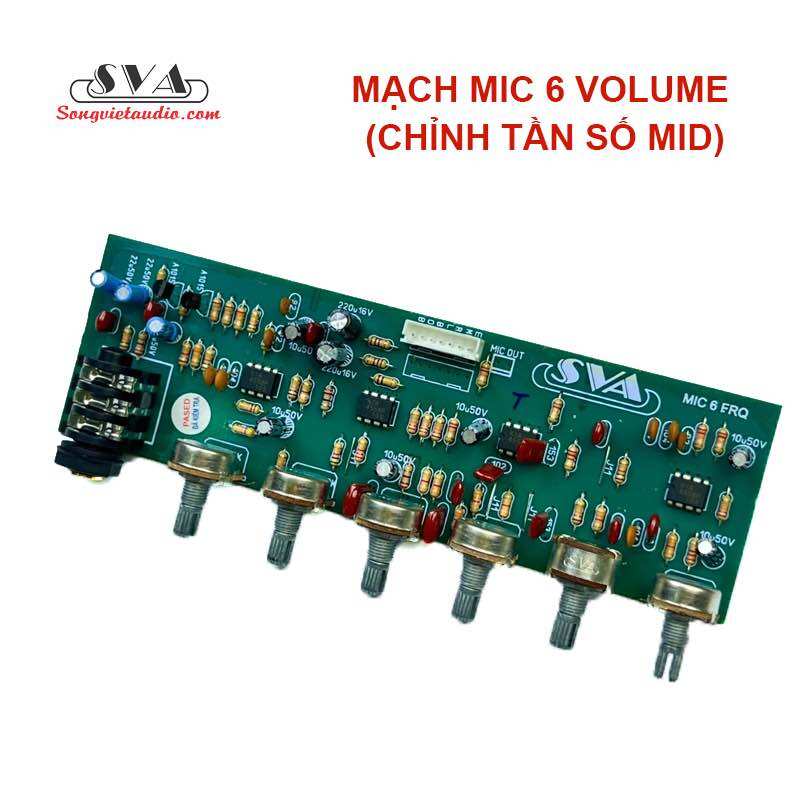 Mạch mic 6 volume - kèm dây