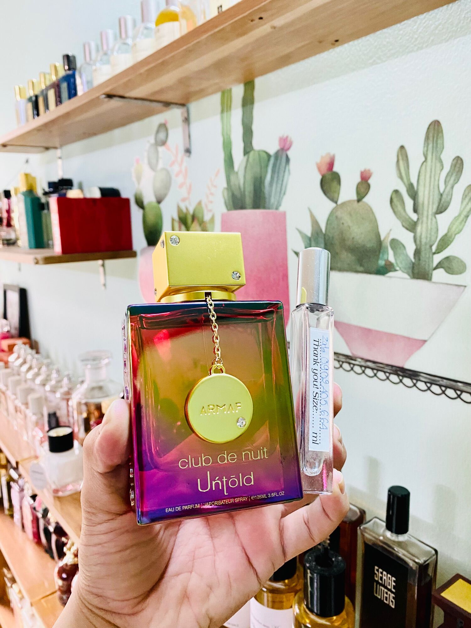 Mẫu chiếtNước hoa Armaf club de nuit untold edp