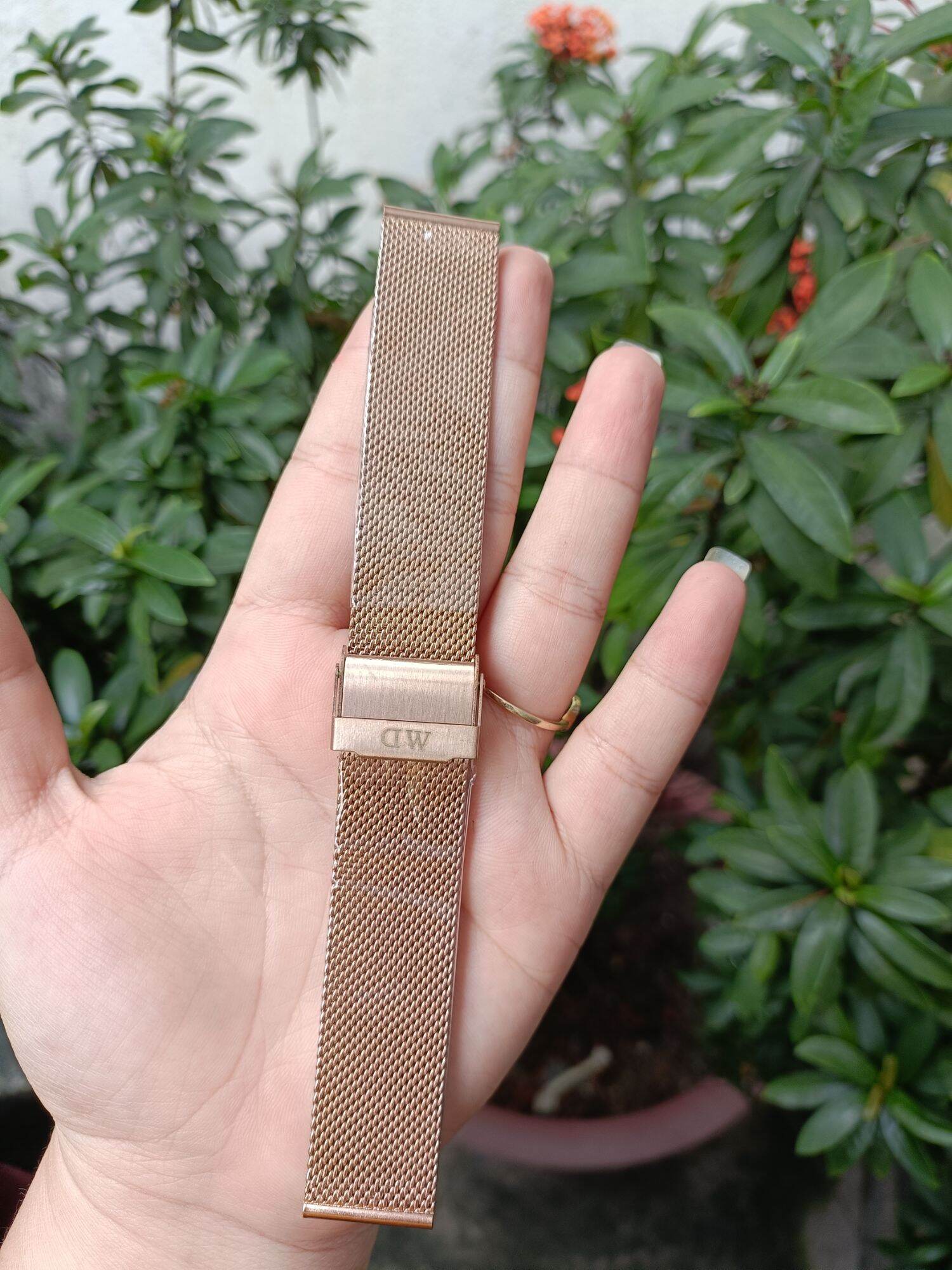 Dây đồng hồ lưới thép DW đủ size( Tặng kèm dụng cụ thay dây)