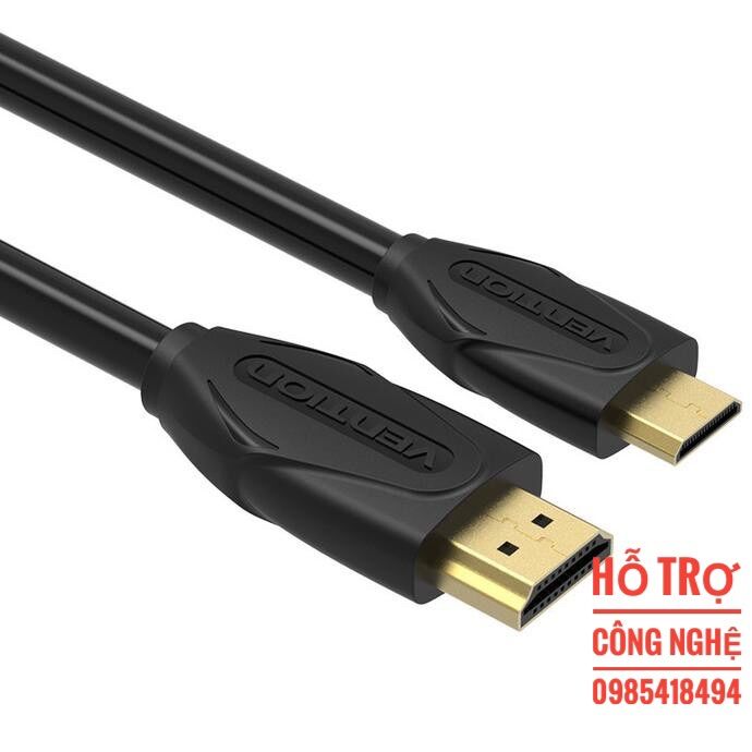 VENTION Dây cáp chuyển đổi hdmi sang mini hdmi v1.4 full hd chất lượng cao vention 1.5m