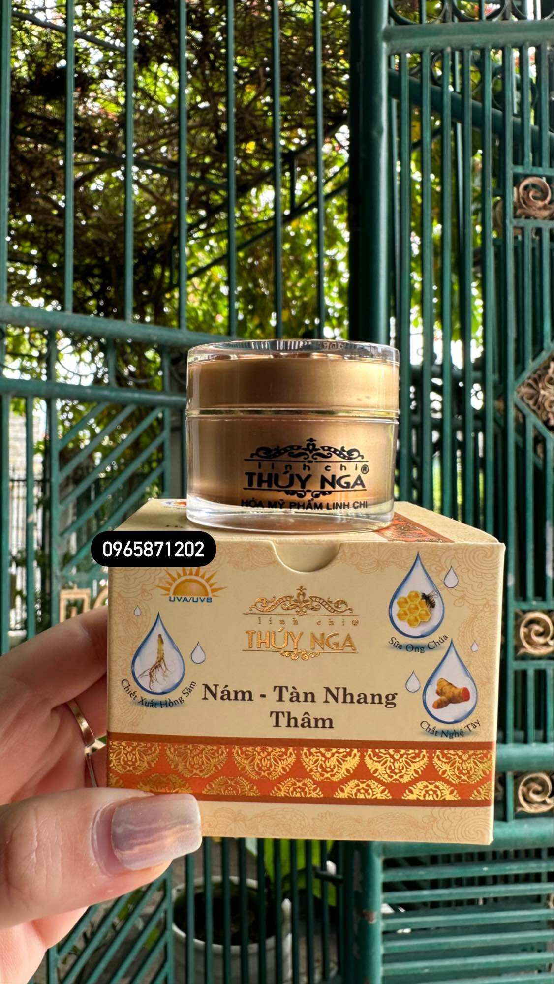 Kem trị nám, trắng mịn da Thúy Nga Linh Chi 8g